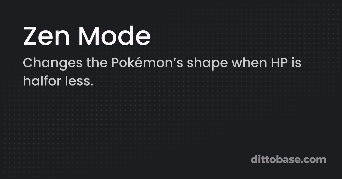 zen mode pixelmon