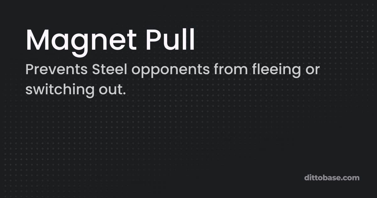 Magnet Pull - Pokémon Brilliant Diamond and Shining Pearl Ability ...