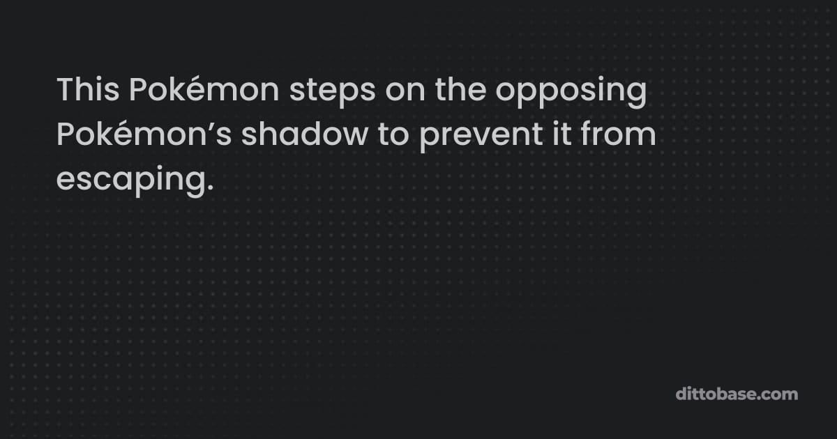 Shadow Tag | Dittobase