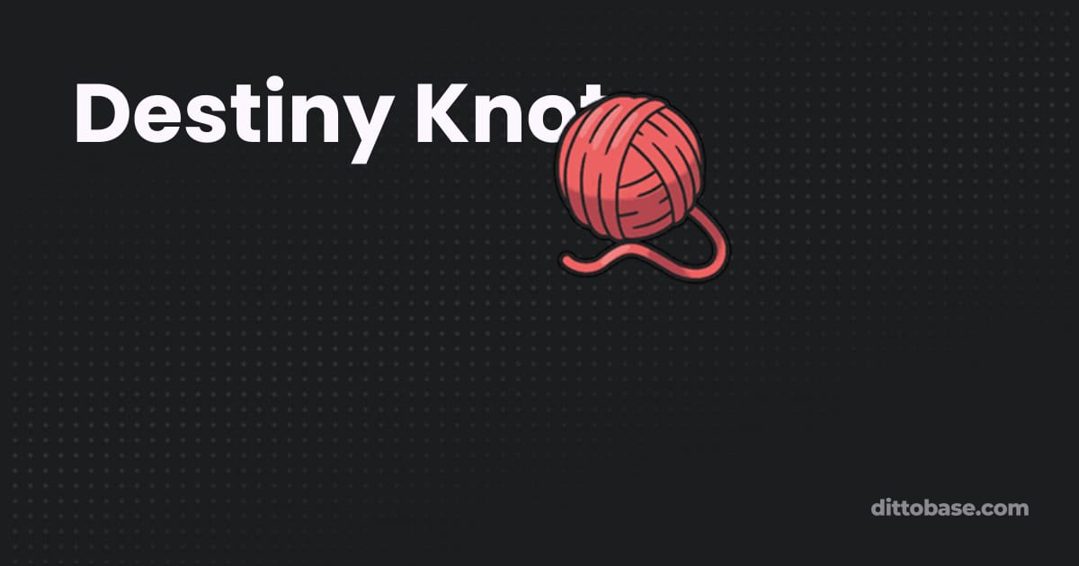 Destiny Knot | Pokémon Items | Dittobase