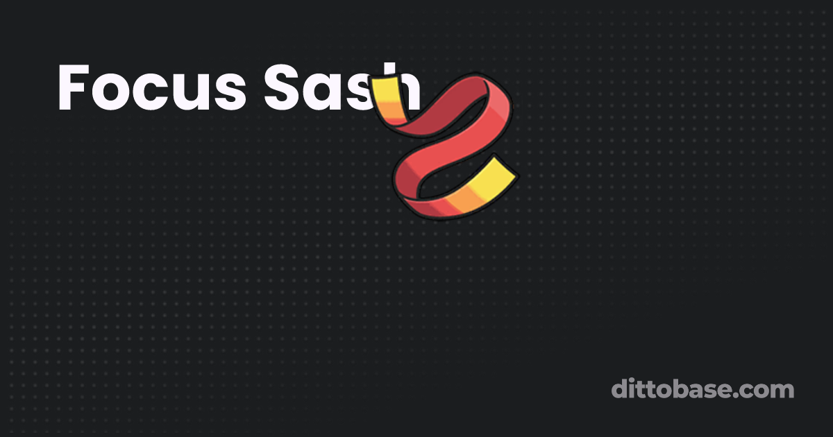 Focus Sash Pokémon Item Dittobase