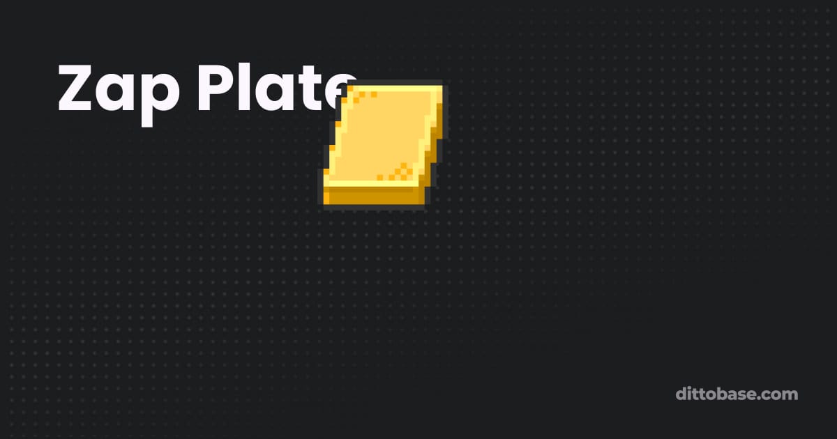 Zap Plate - Pokémon Sword and Shield Item | Dittobase