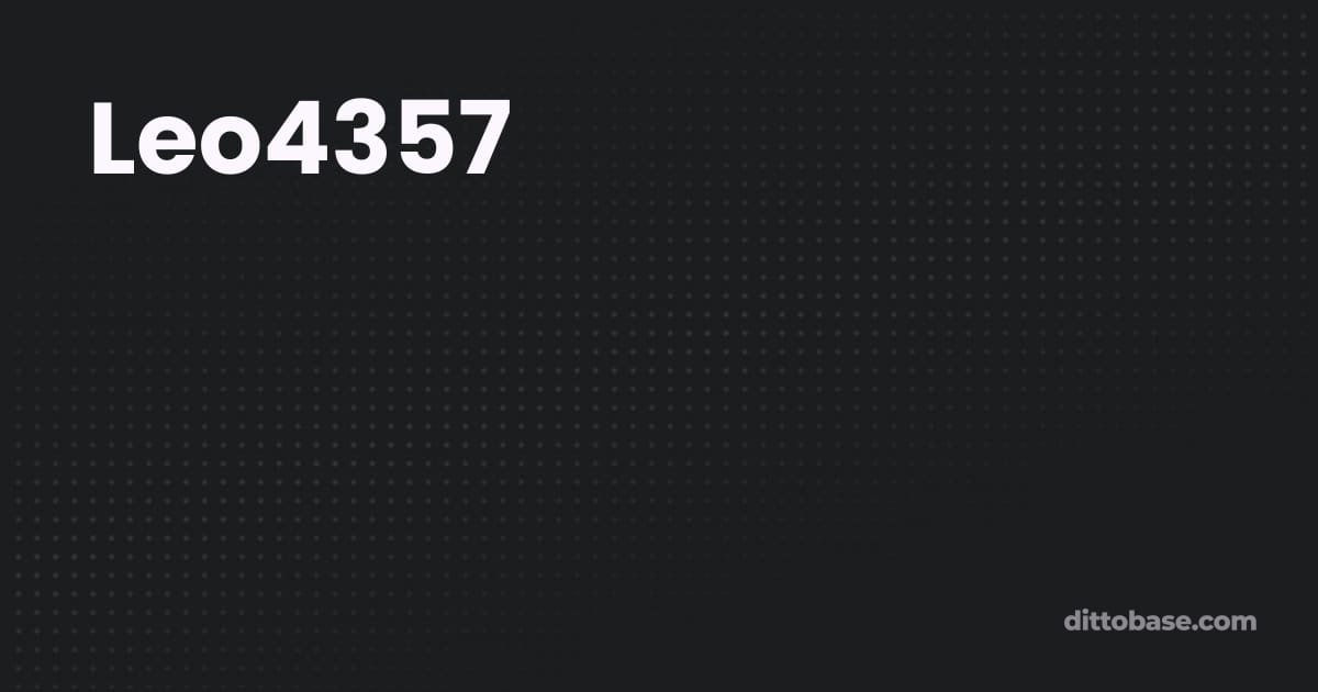 ★Leo4357 - Pokémon Sword and Shield Item | Dittobase