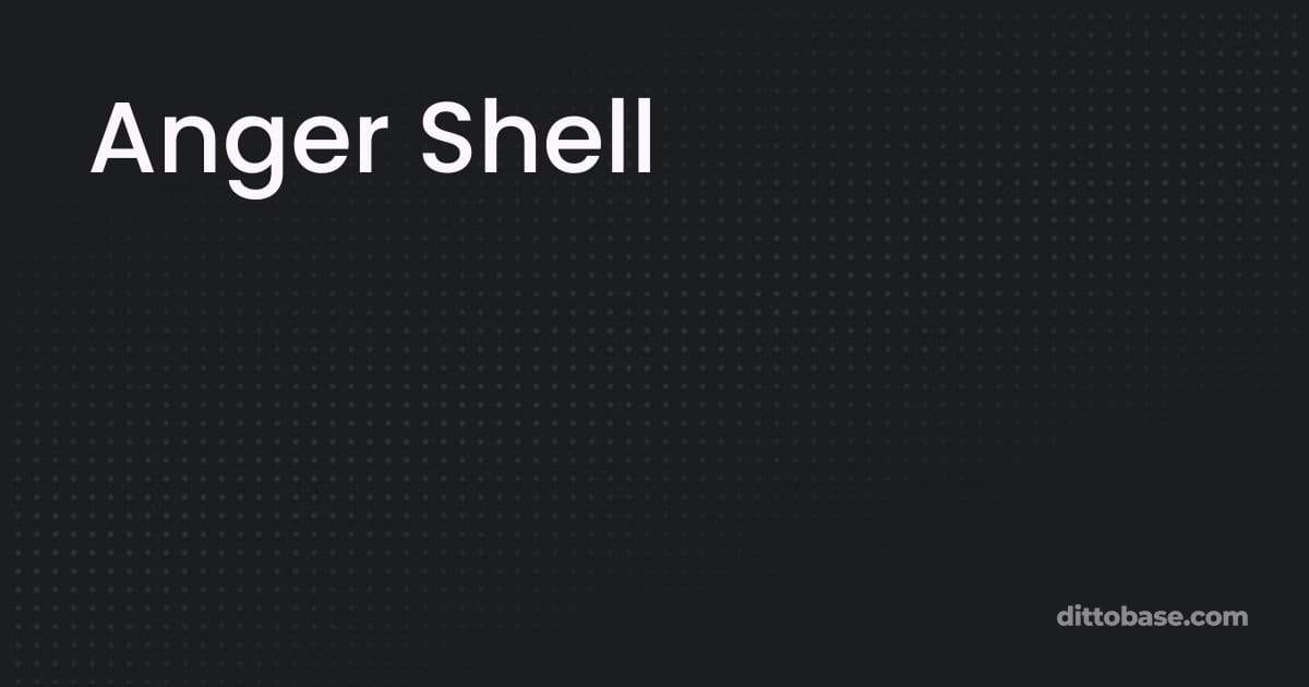Anger Shell - Pokémon Scarlet and Violet Ability | Dittobase