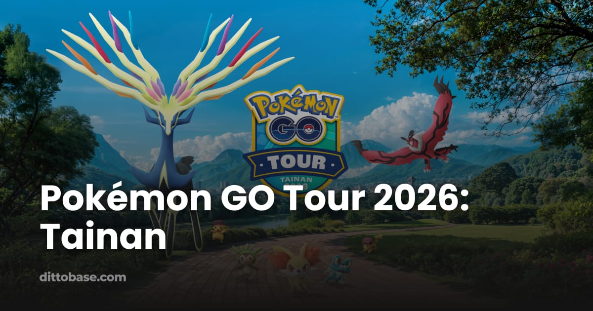 Base Reference Guide Female Pokémon GO Tour 2026: Tainan | Dittobase