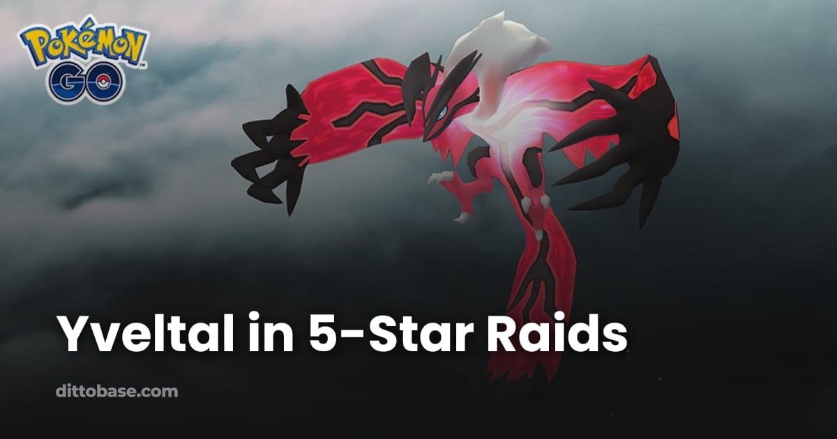 Base Reference Guide Female Yveltal in 5-Star Raids | Dittobase