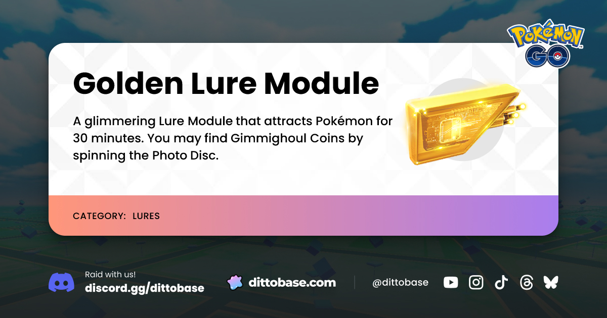 Golden Lure Module | Dittobase Golden Lure Module | Dittobase