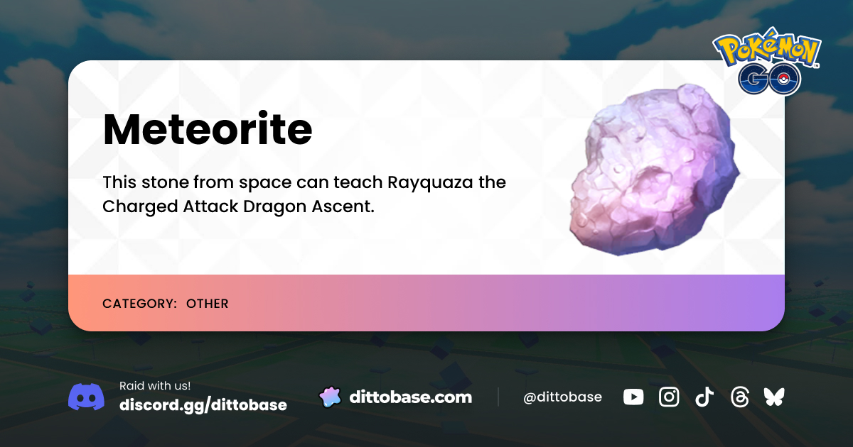 Meteorite Dittobase meteorite-dittobase