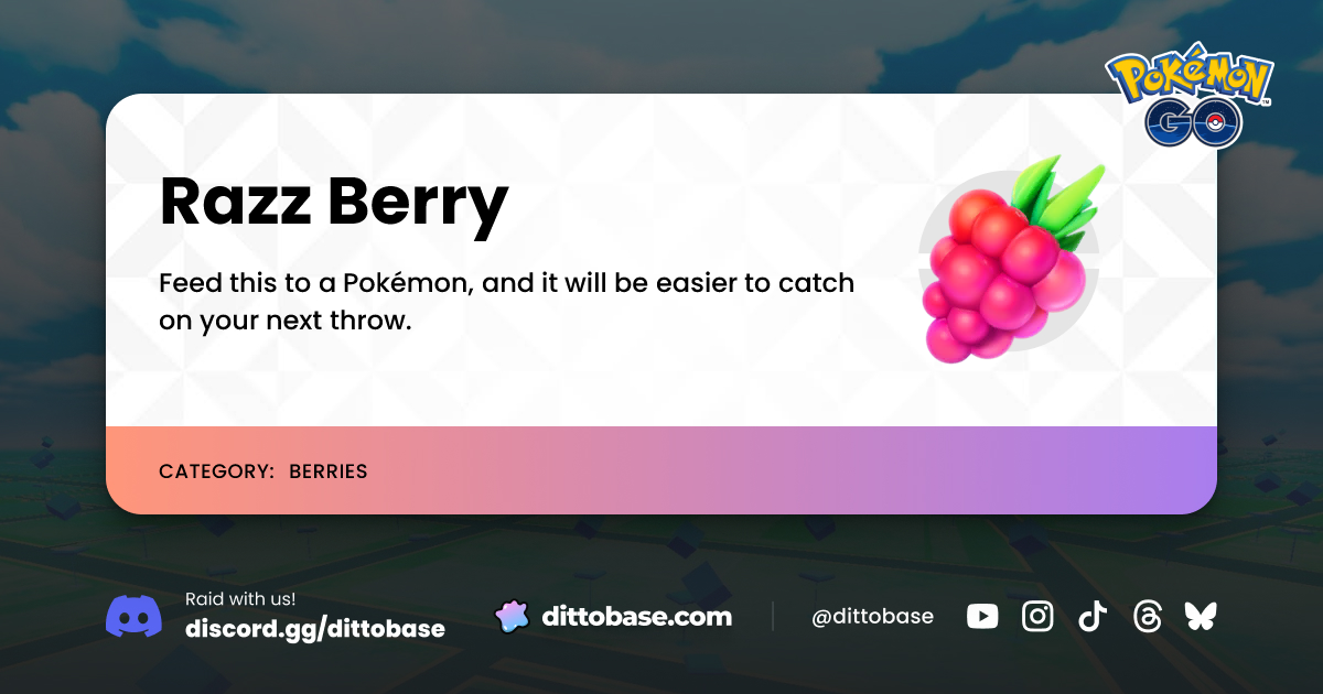 Razz Berry | Dittobase