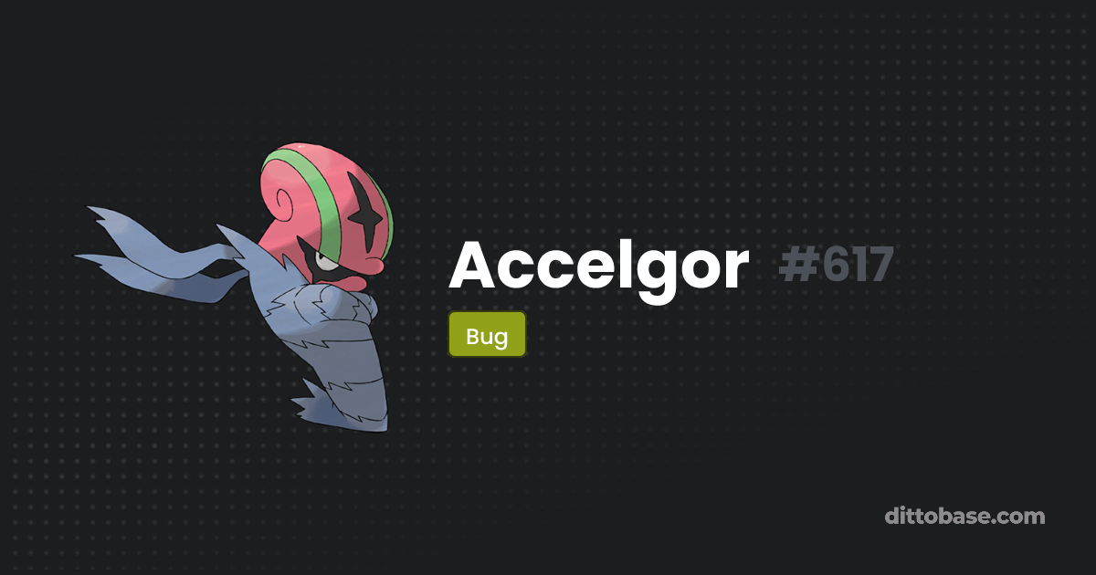 Accelgor | Dittobase Pokédex
