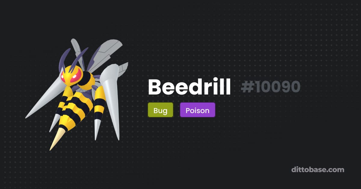 Beedrill Inflation Beedrill | Dittobase Pokédex