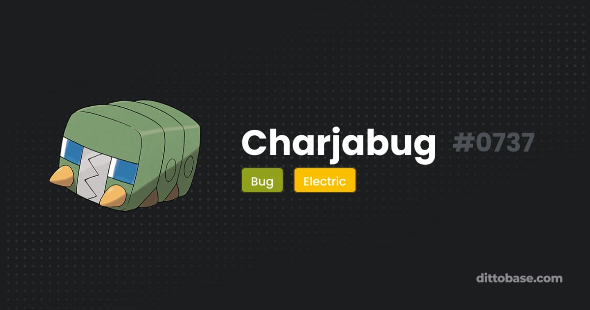 Charbug Charjabug | Dittobase Pokédex