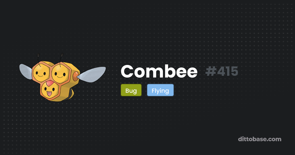 Combee | Dittobase Pokédex