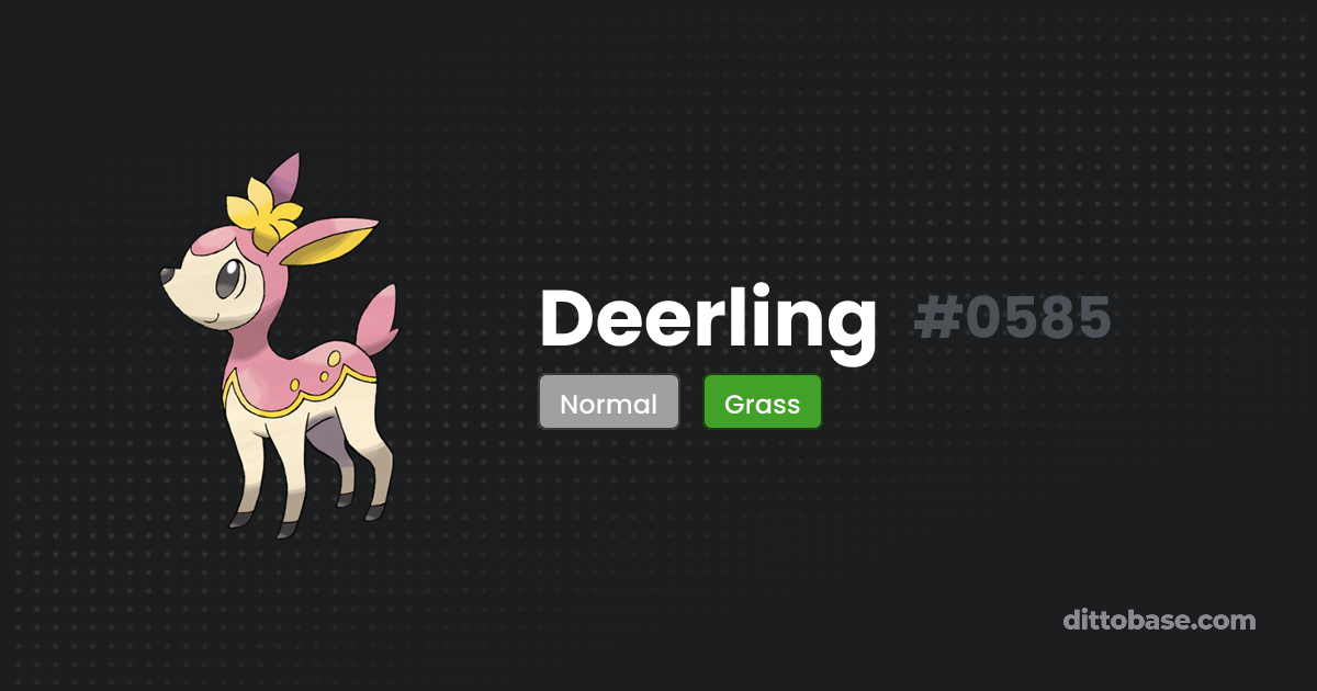 Deerling | Dittobase Pokédex
