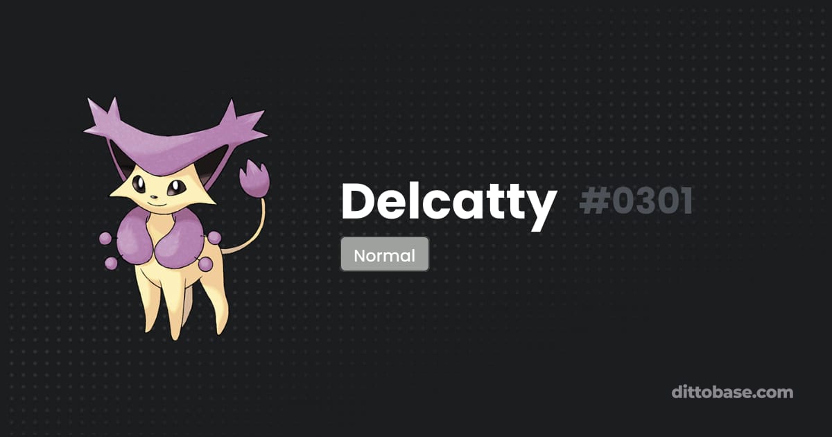 Ditto Column Base Delcatty | Dittobase
