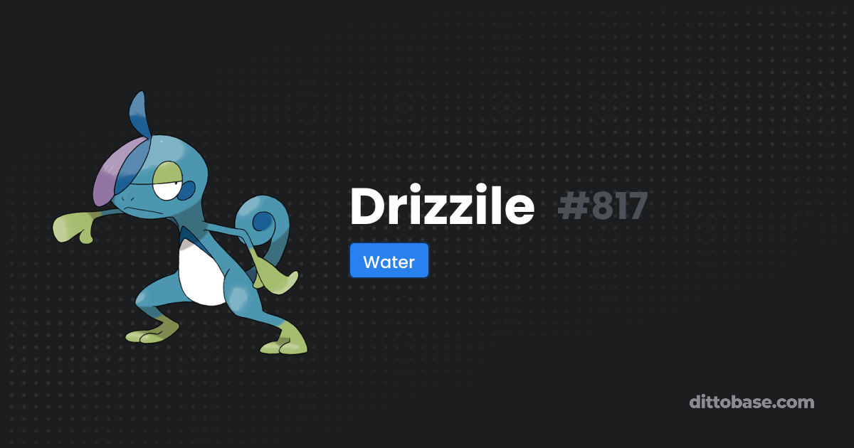 Drizzile | Dittobase Pokédex