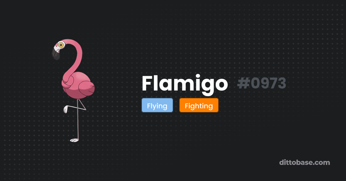 Flamigo | Dittobase Pokédex