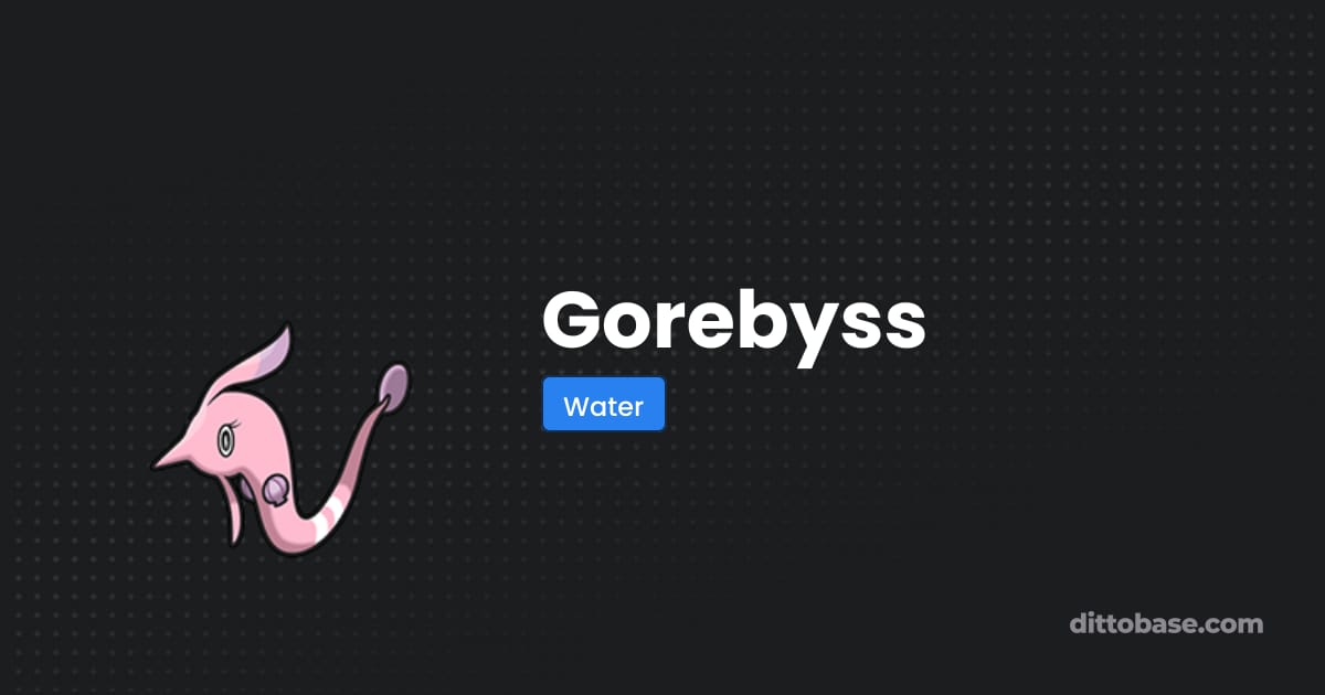 Goebys Gorebyss - Pokémon Brilliant Diamond and Shining Pearl Pokédex | Dittobase