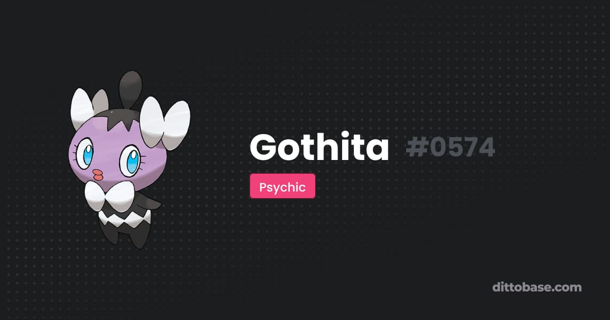 Basic Gothia Gothita | Dittobase Pokédex | Dittobase
