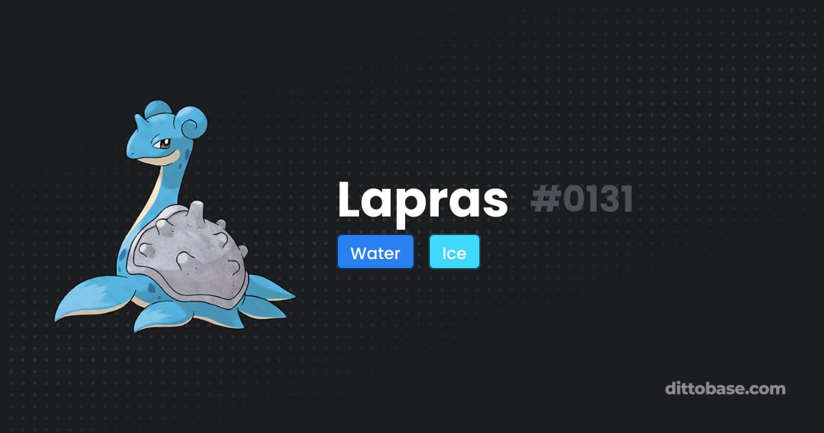 Lapras Dittobase lapras-dittobase