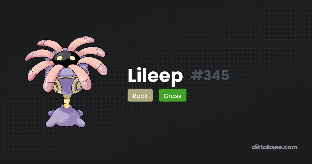 Lileep | Dittobase Pokédex
