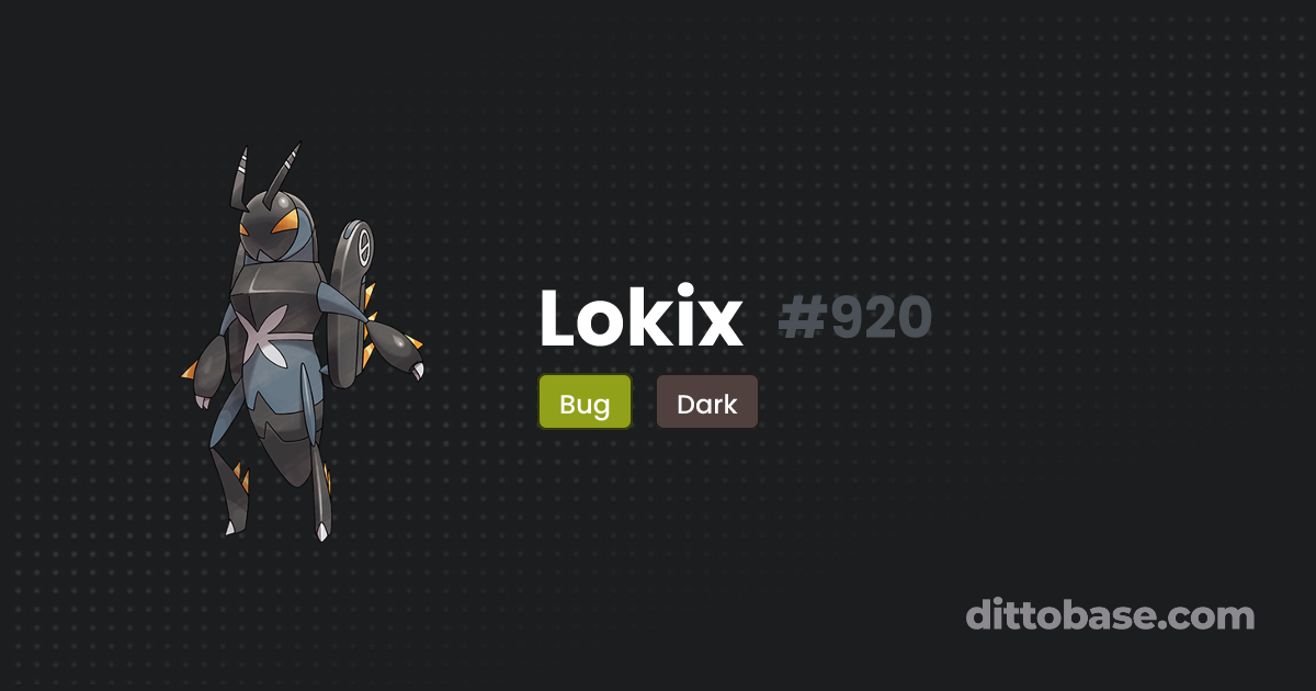 Lokix Dittobase Pokédex