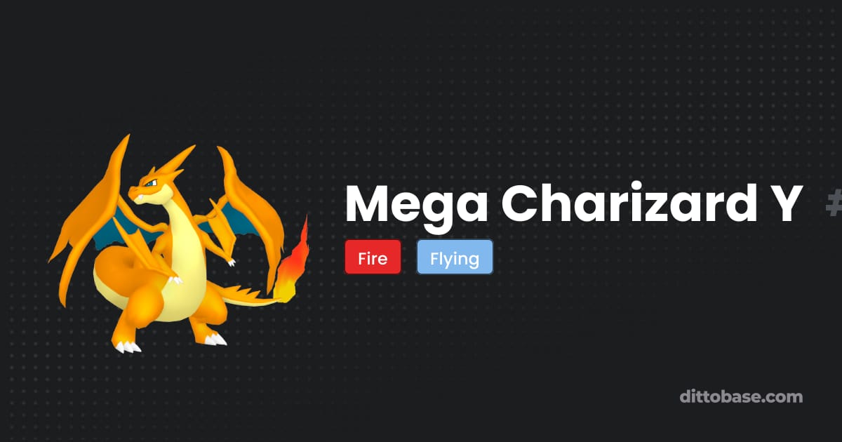 Charizard Stat Mega Charizard Y | Dittobase