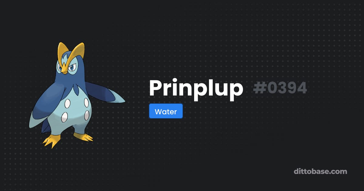 Prinplub Pokemon Prinplup | Dittobase