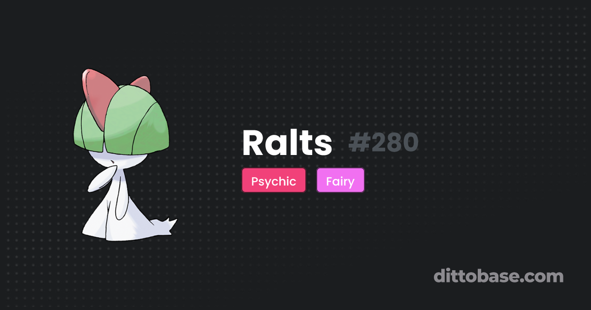 Ralts | Dittobase Pokédex