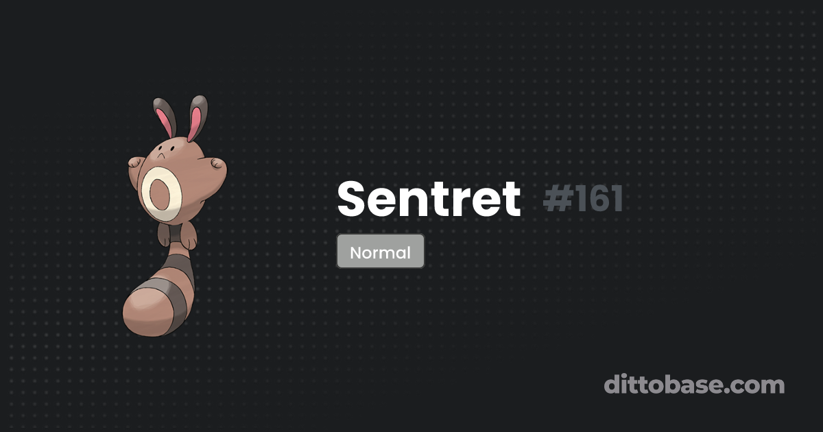 Sentret | Dittobase Pokédex | Dittobase