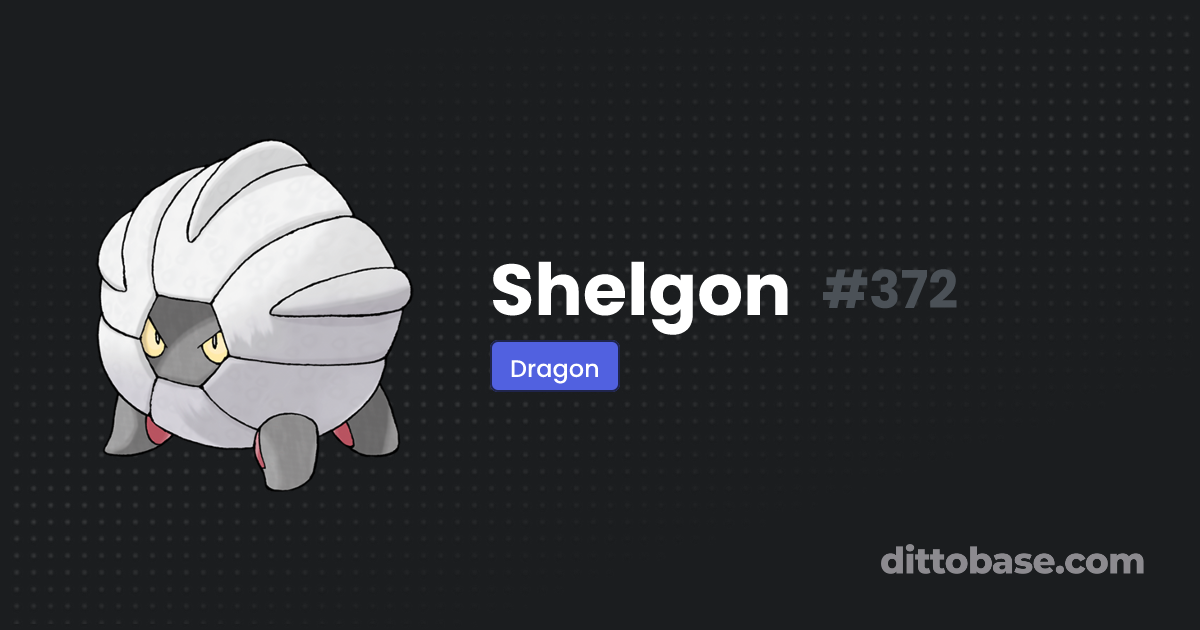 Shelgon | Dittobase Pokédex | Dittobase