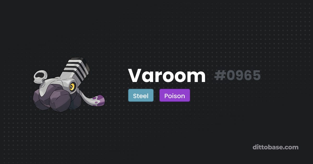 Varoom Game Varoom | Dittobase Pokédex