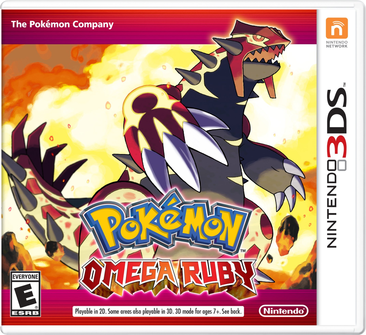 Pokémon Omega Ruby and Alpha Sapphire box art