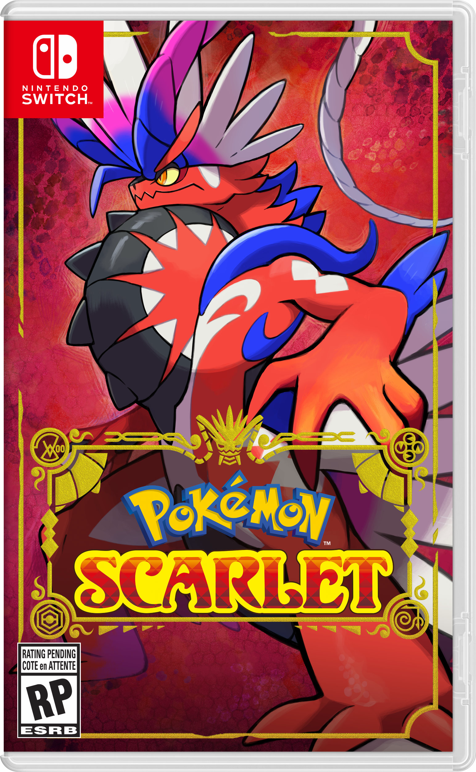 Pokémon Scarlet and Violet box art