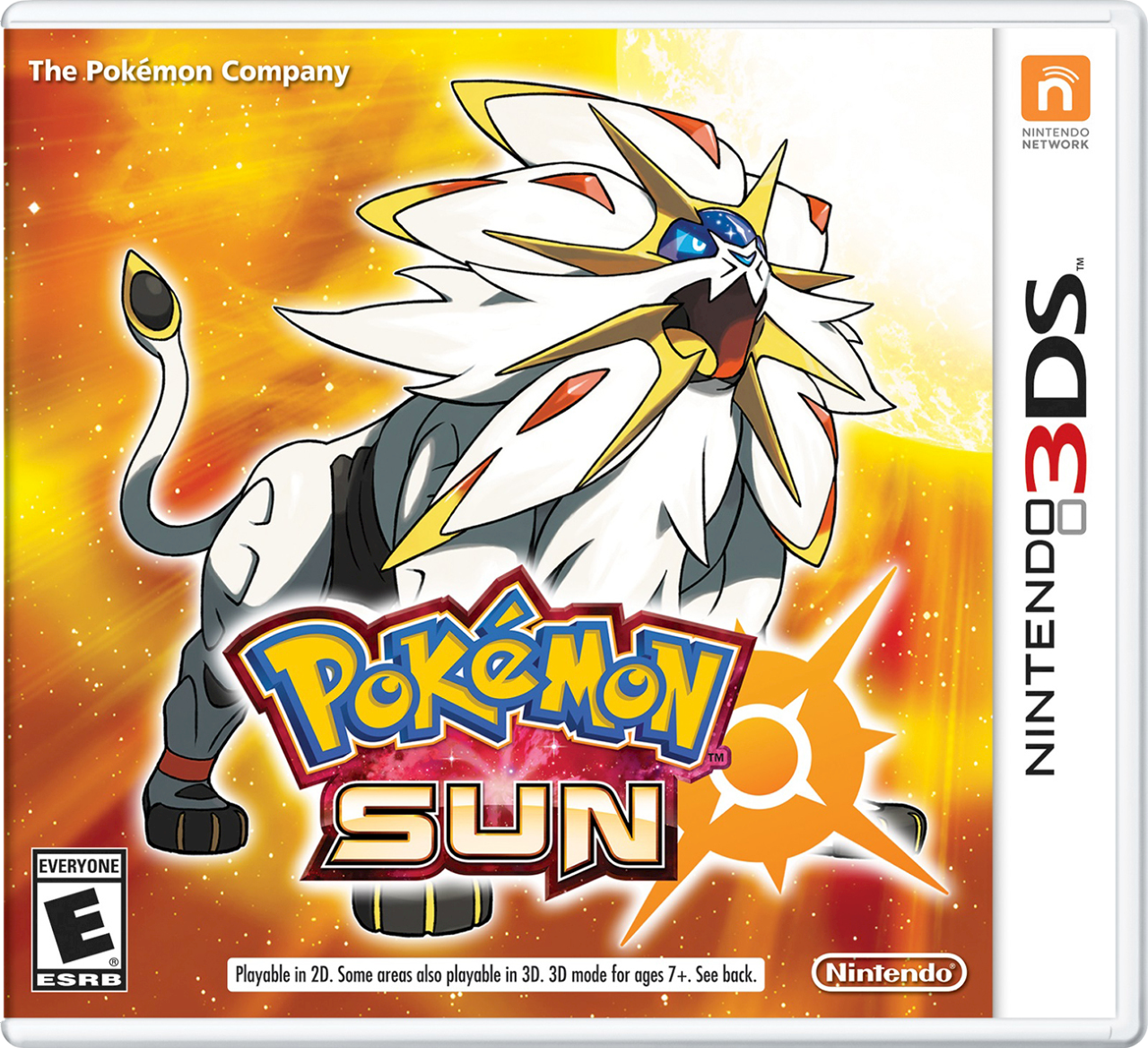 Pokémon Sun and Moon box art